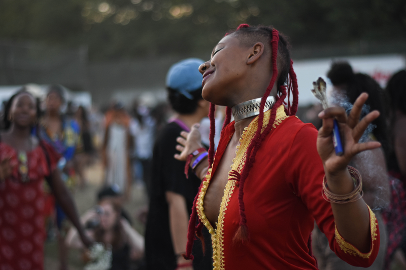 Attendee of Afropunk festival, Brooklyn, N.Y., Aug. 27-28, 2016.veronica Graves/ The Root